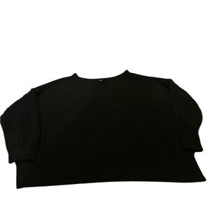 American Eagle Oversized Black Knitted Sweater size Medium in Womens